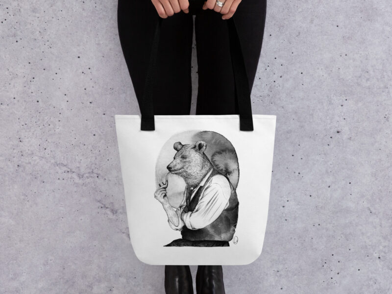 Tote bag - Sleepy consciousness of the bear - Image 3